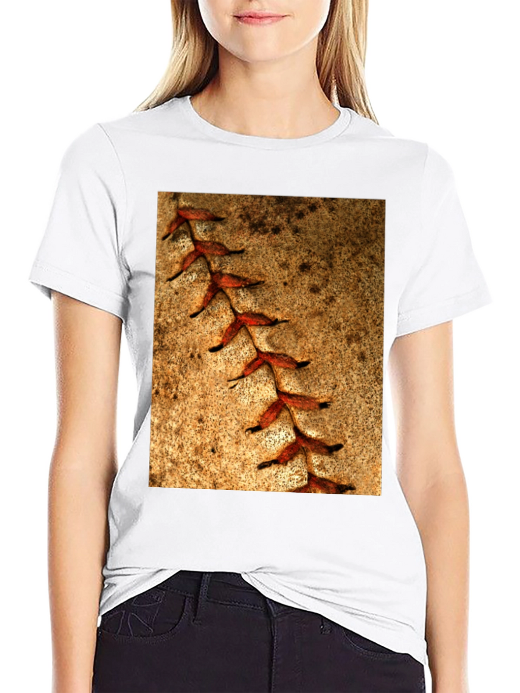 Baseball Seam T-Shirt - Unique Sports Tee
