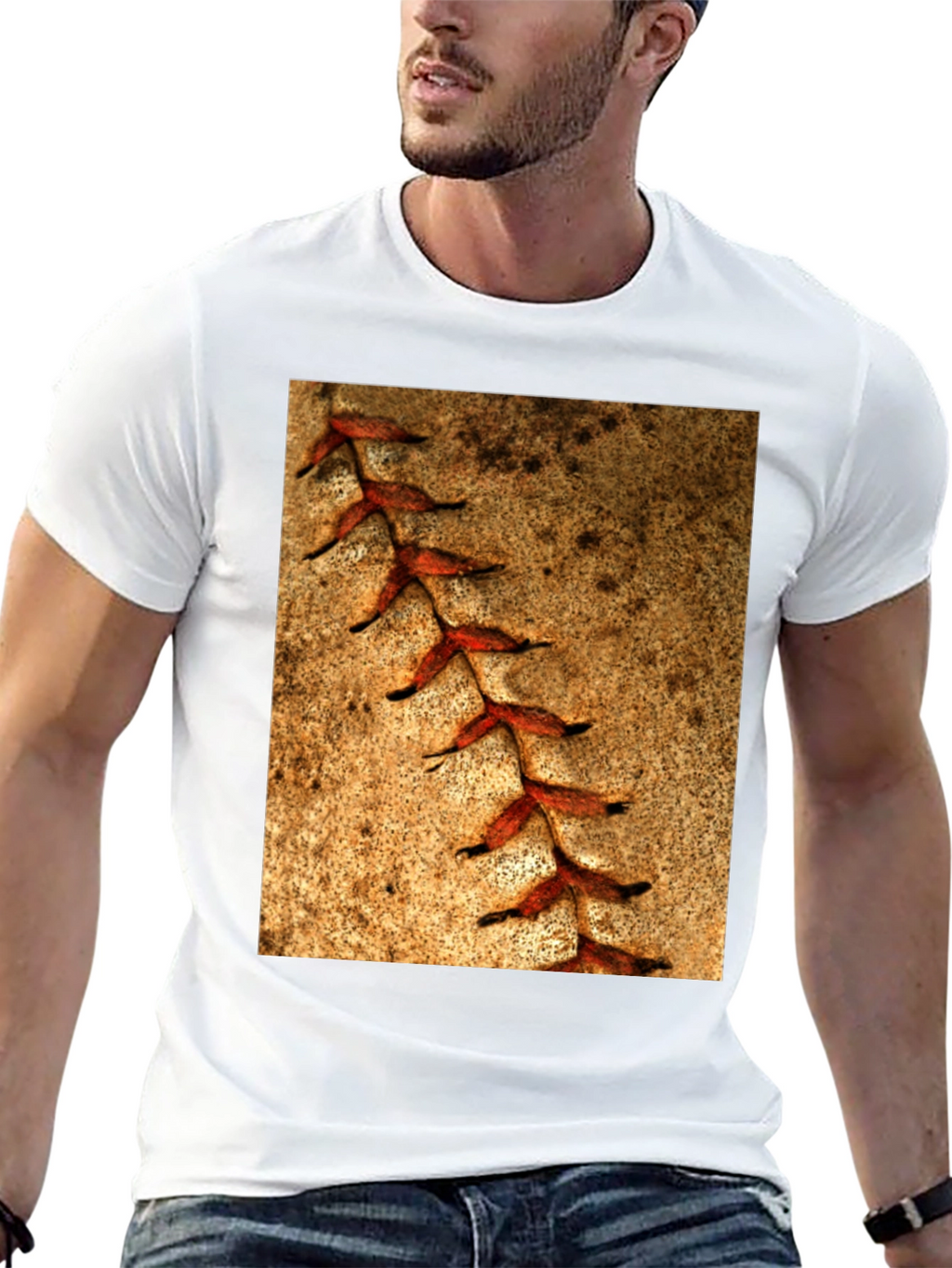 Baseball Seam T-Shirt - Unique Sports Tee
