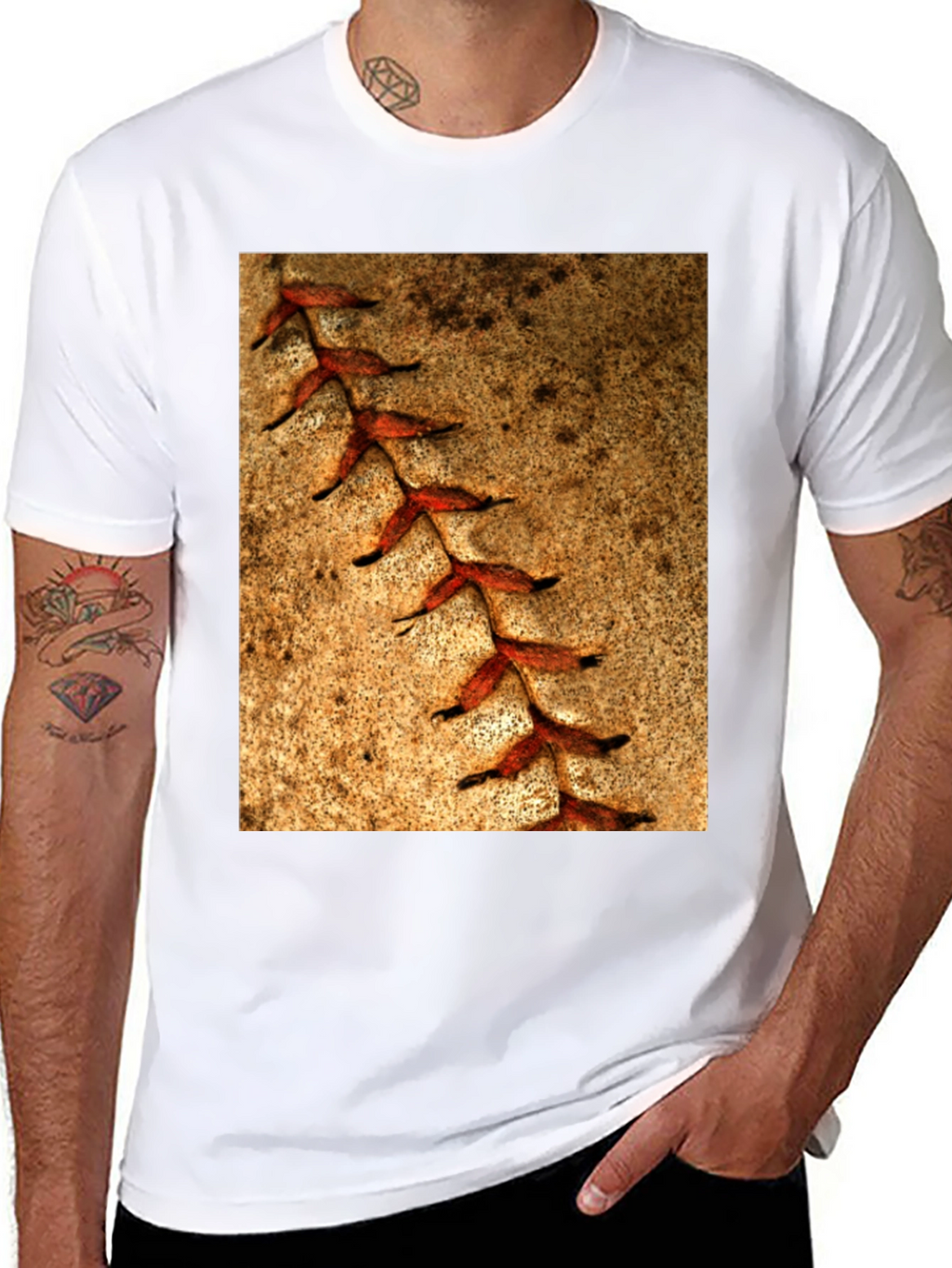 Baseball Seam T-Shirt - Unique Sports Tee