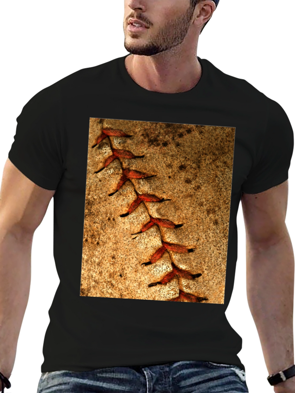 Baseball Seam T-Shirt - Unique Sports Tee