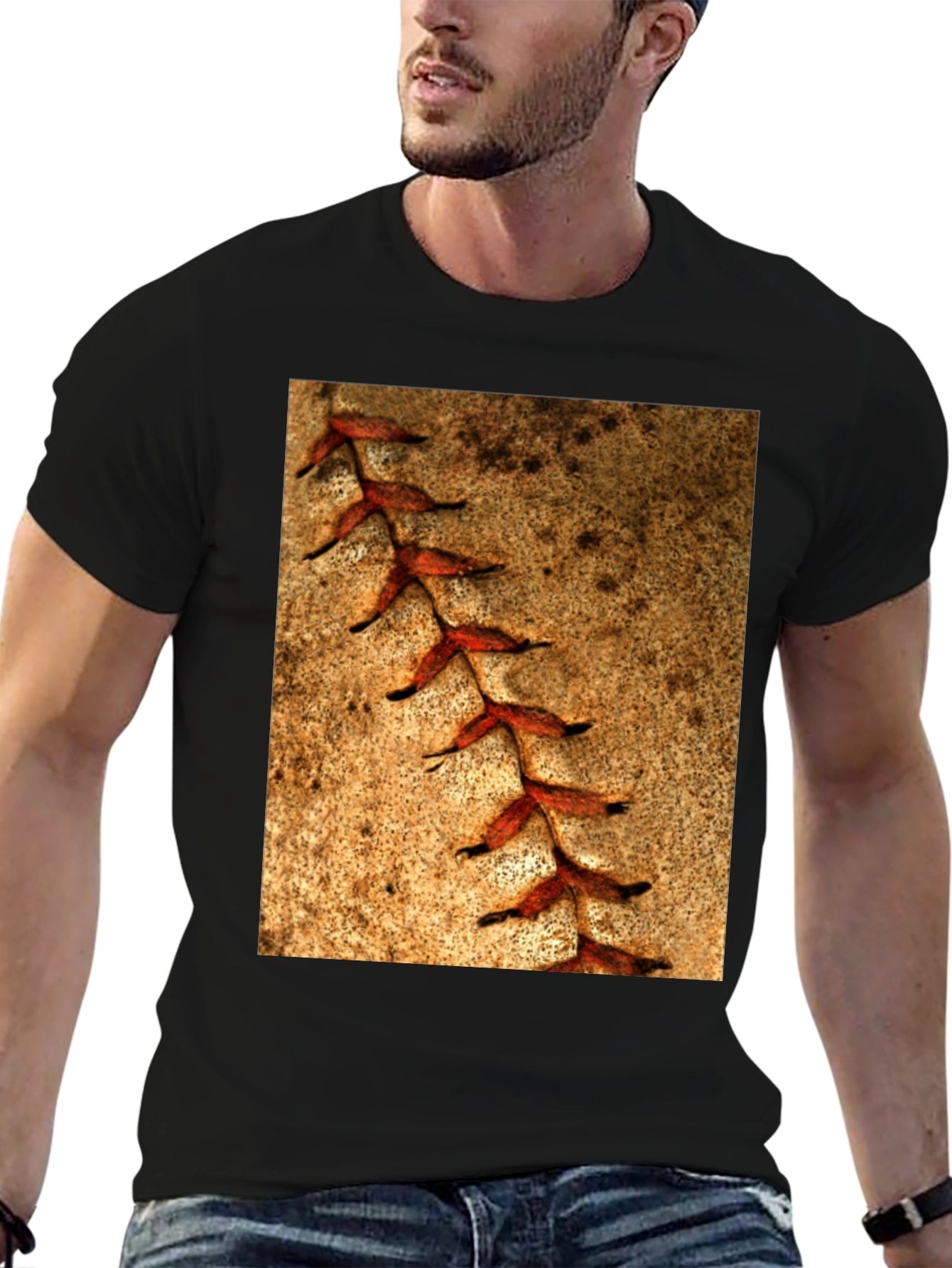Baseball Seam T-Shirt - Unique Sports Tee