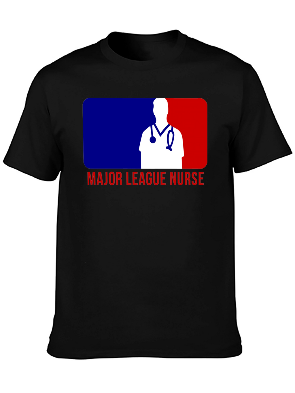 Major League Nurse T-Shirt - Baseball Inspired Design