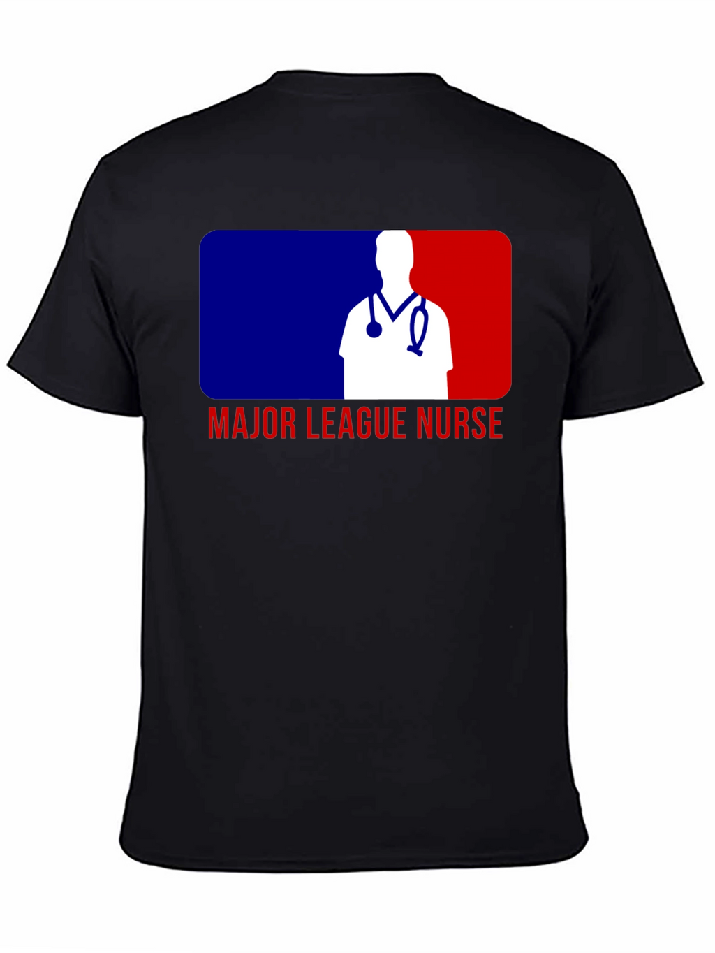 Major League Nurse T-Shirt - Baseball Inspired Design