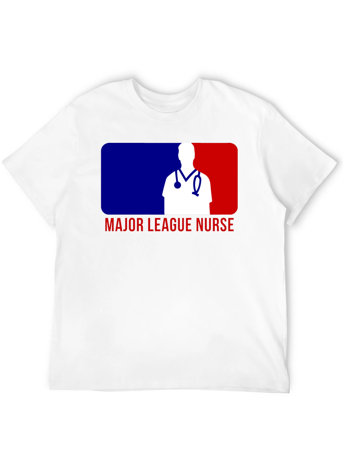 Major League Nurse T-Shirt - Baseball Inspired Design