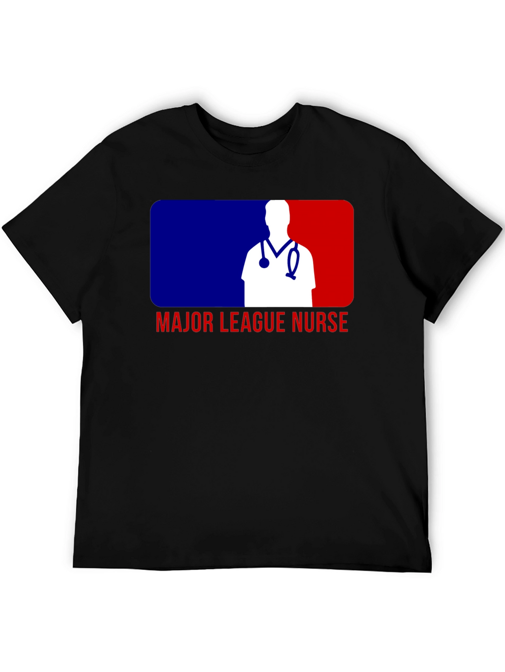 Major League Nurse T-Shirt - Baseball Inspired Design