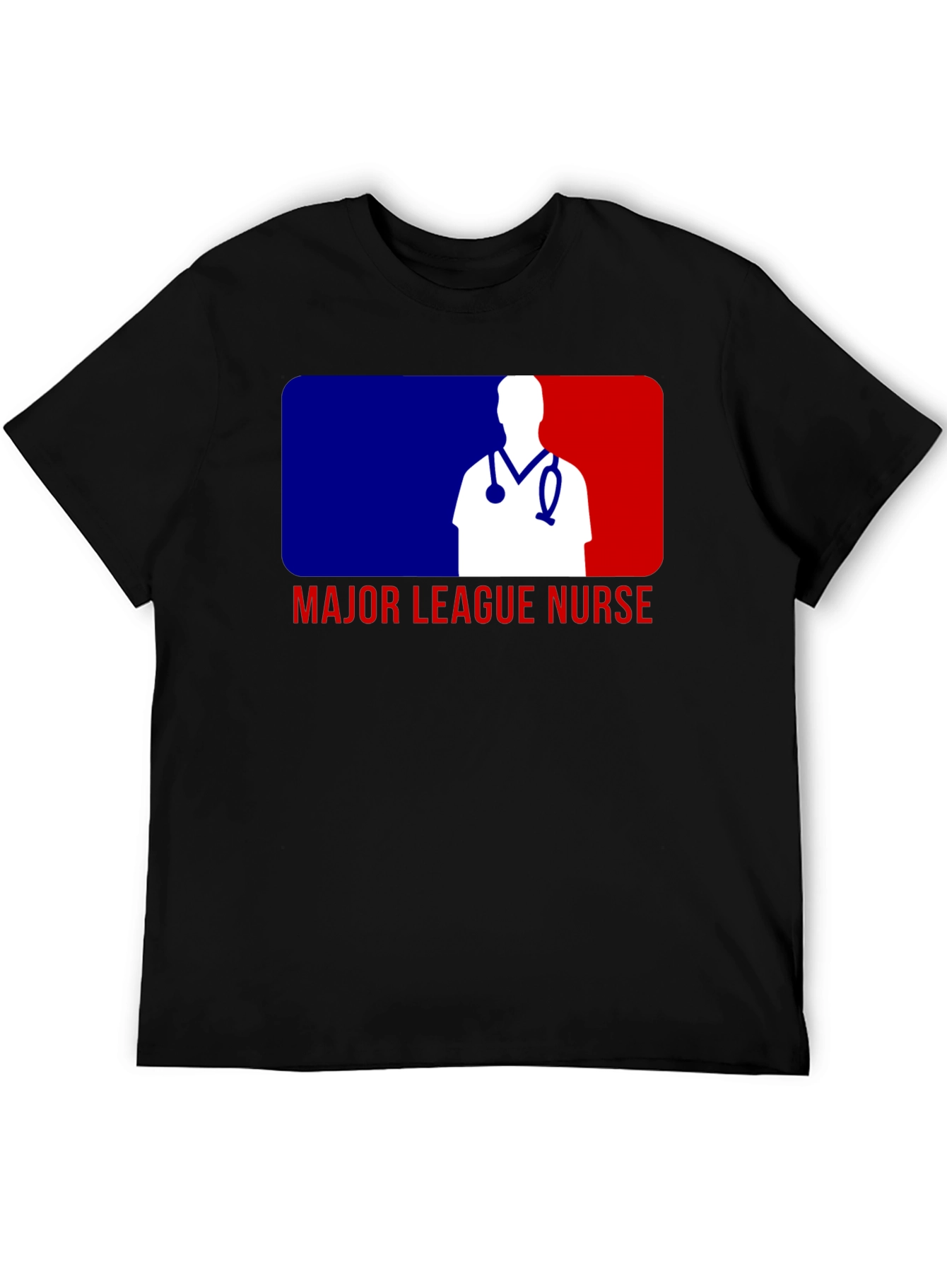 Major League Nurse T-Shirt - Baseball Inspired Design