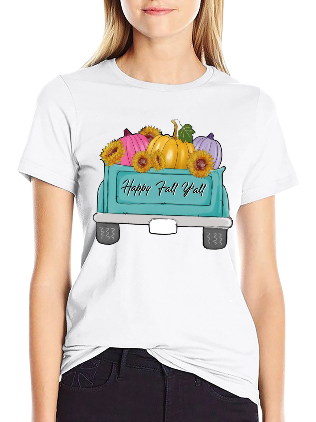 Happy Fall Yall Truck T-Shirt