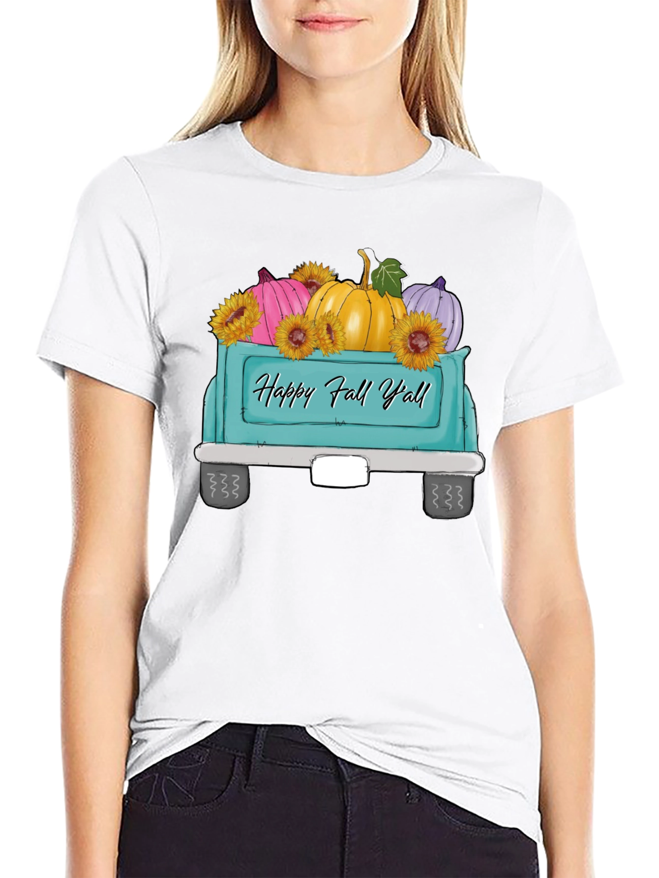Happy Fall Yall Truck T-Shirt