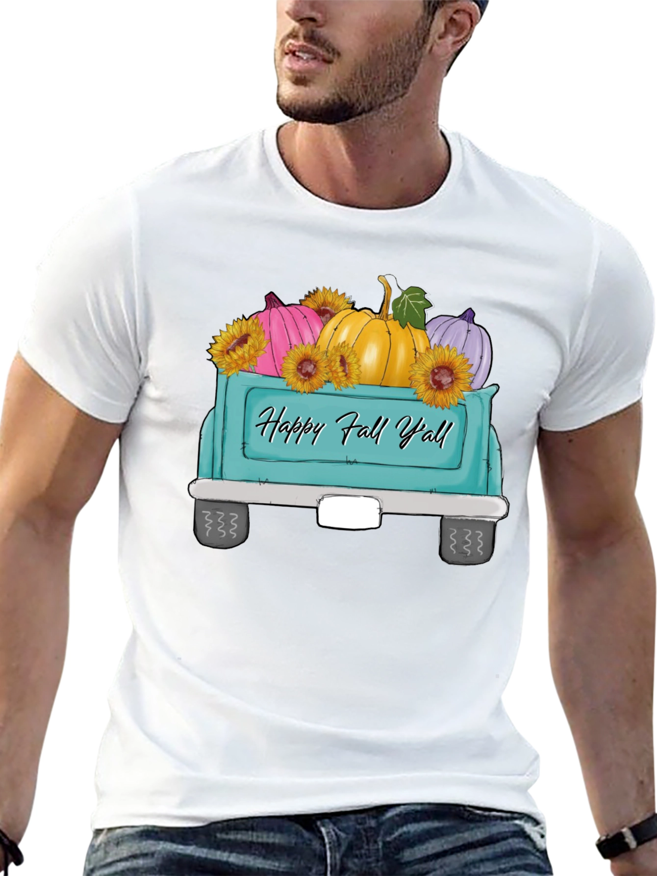 Happy Fall Yall Truck T-Shirt