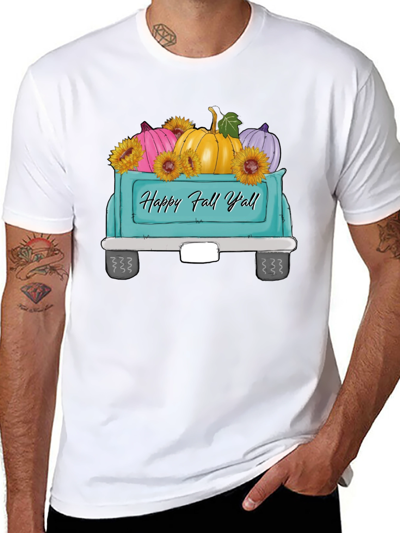 Happy Fall Yall Truck T-Shirt