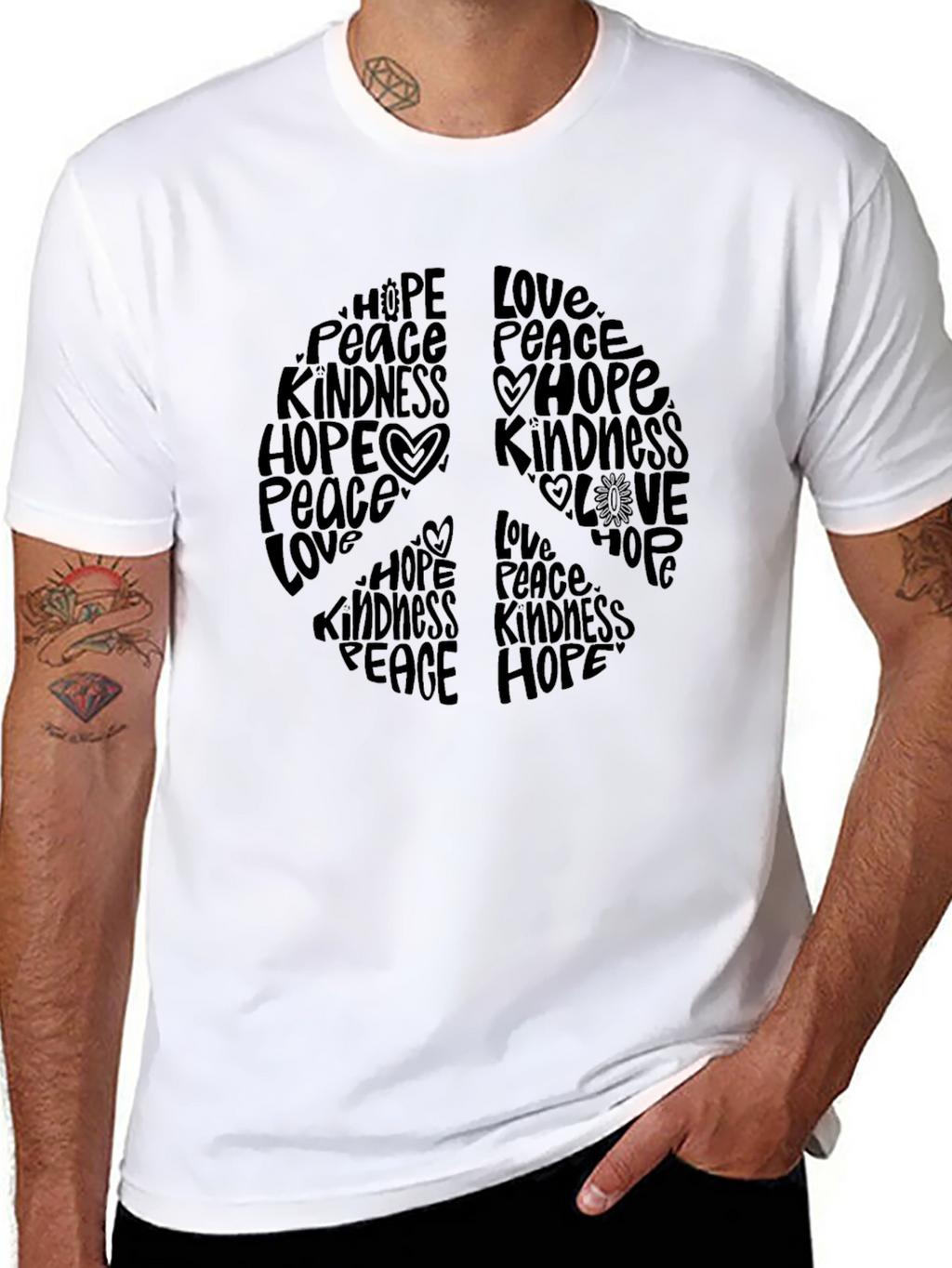 Peace Love Hope Kindness T-Shirt