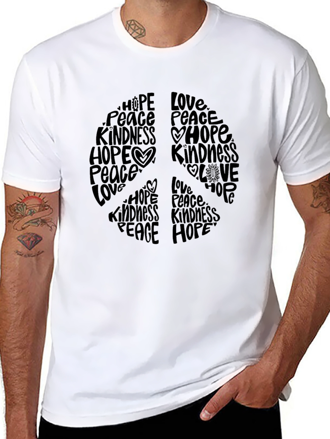 Peace Love Hope Kindness T-Shirt