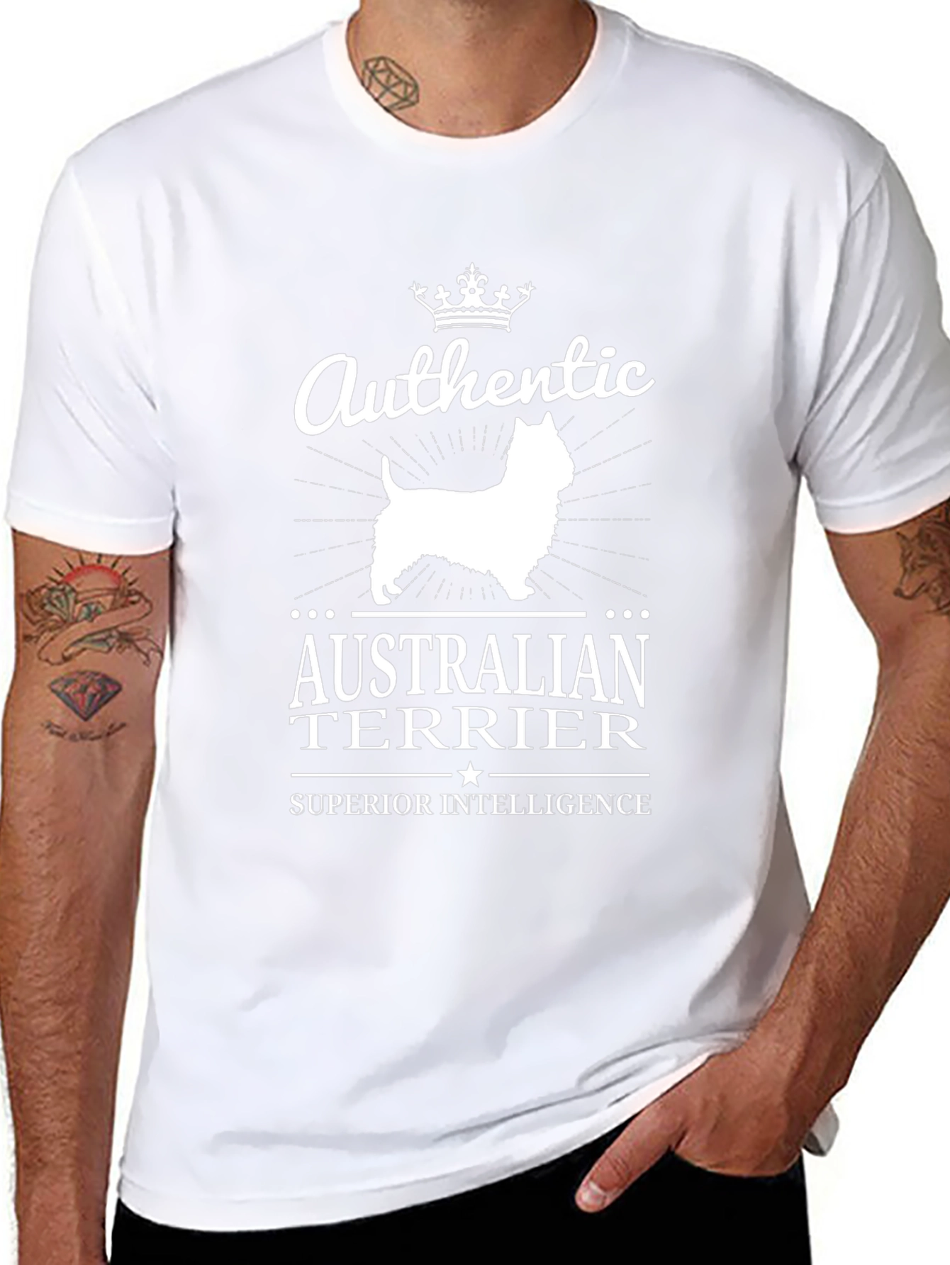 Authentic Australian Terrier Superior Intelligence T-Shirt