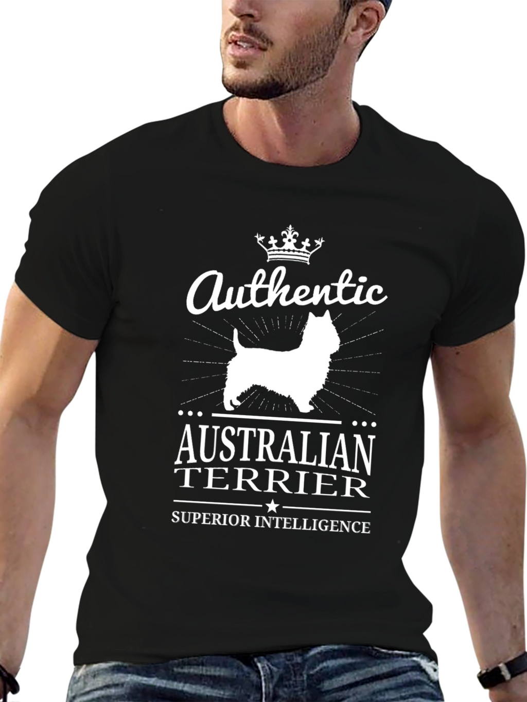 Authentic Australian Terrier Superior Intelligence T-Shirt