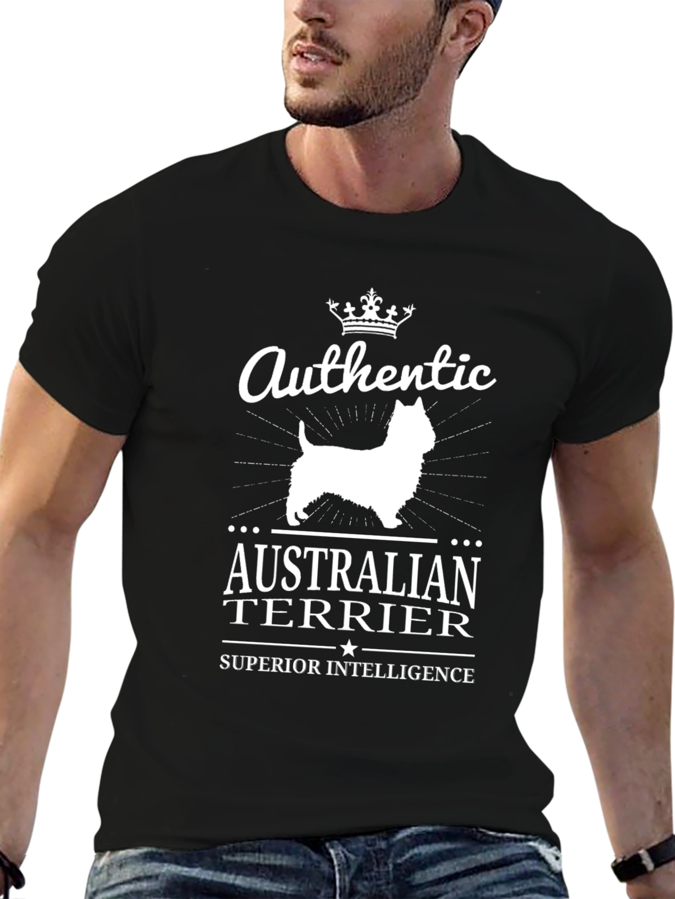 Authentic Australian Terrier Superior Intelligence T-Shirt