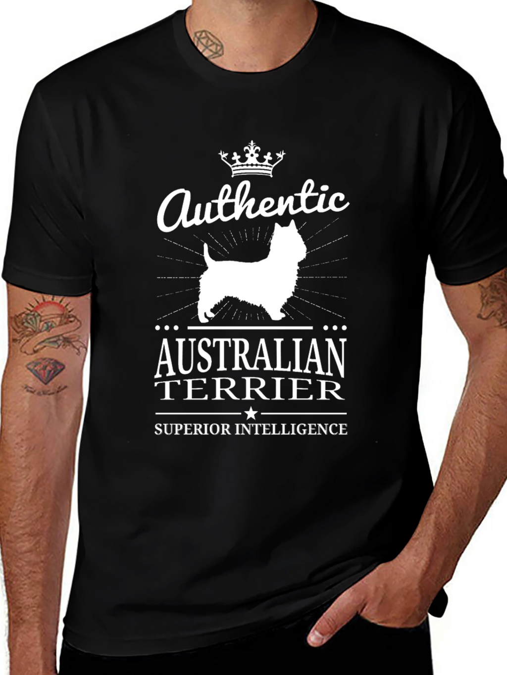 Authentic Australian Terrier Superior Intelligence T-Shirt