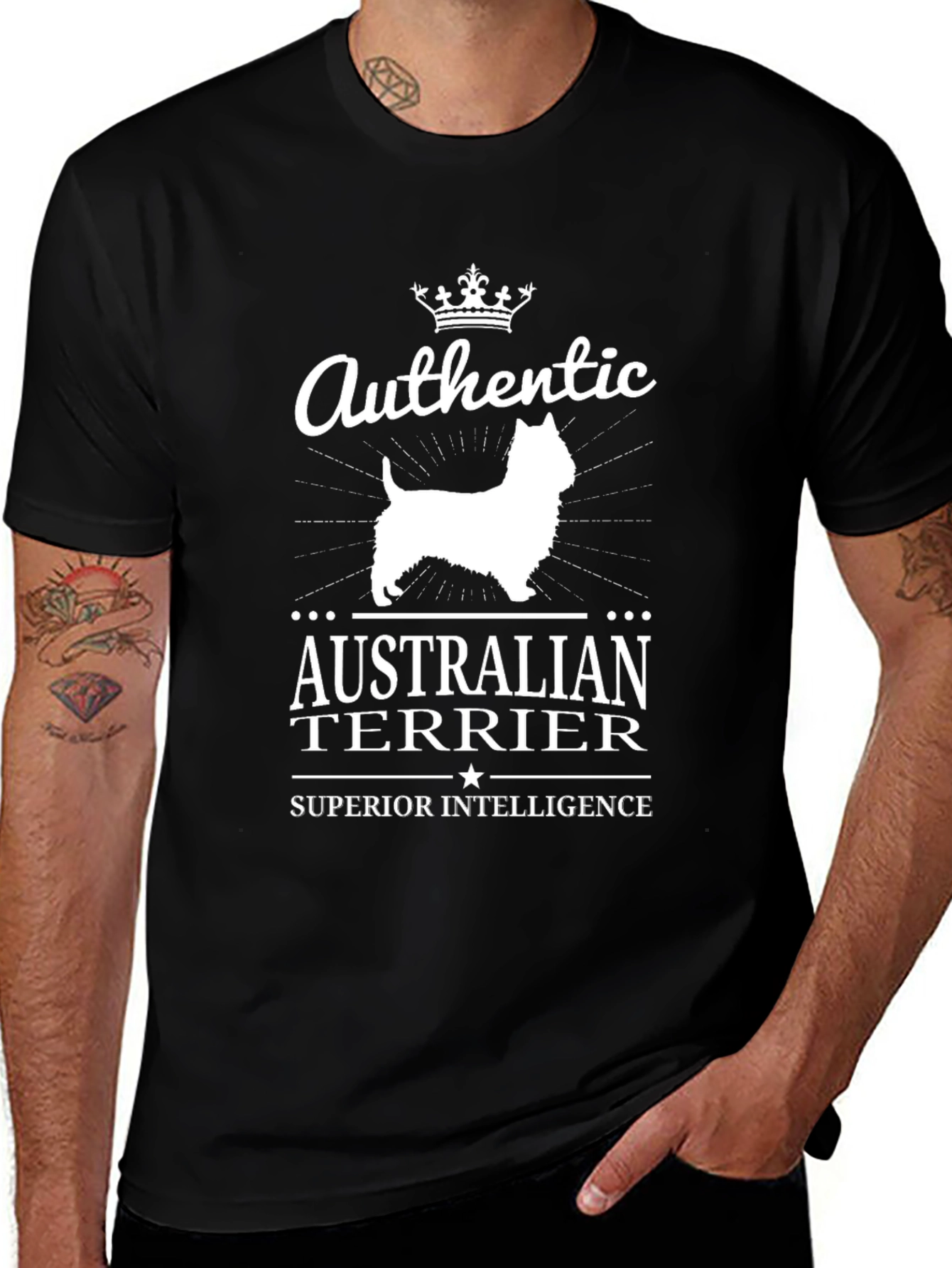 Authentic Australian Terrier Superior Intelligence T-Shirt