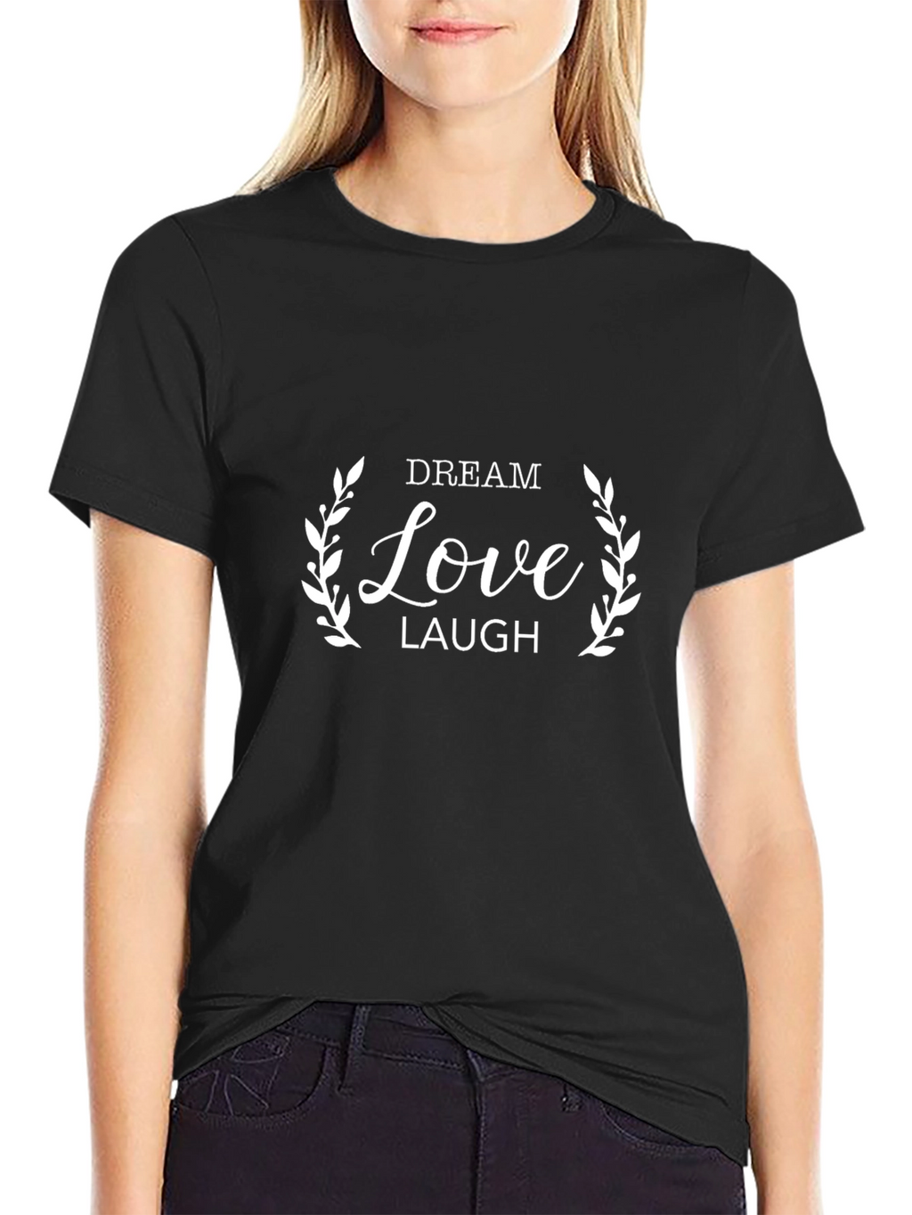 Dream Love Laugh Graphic Tee