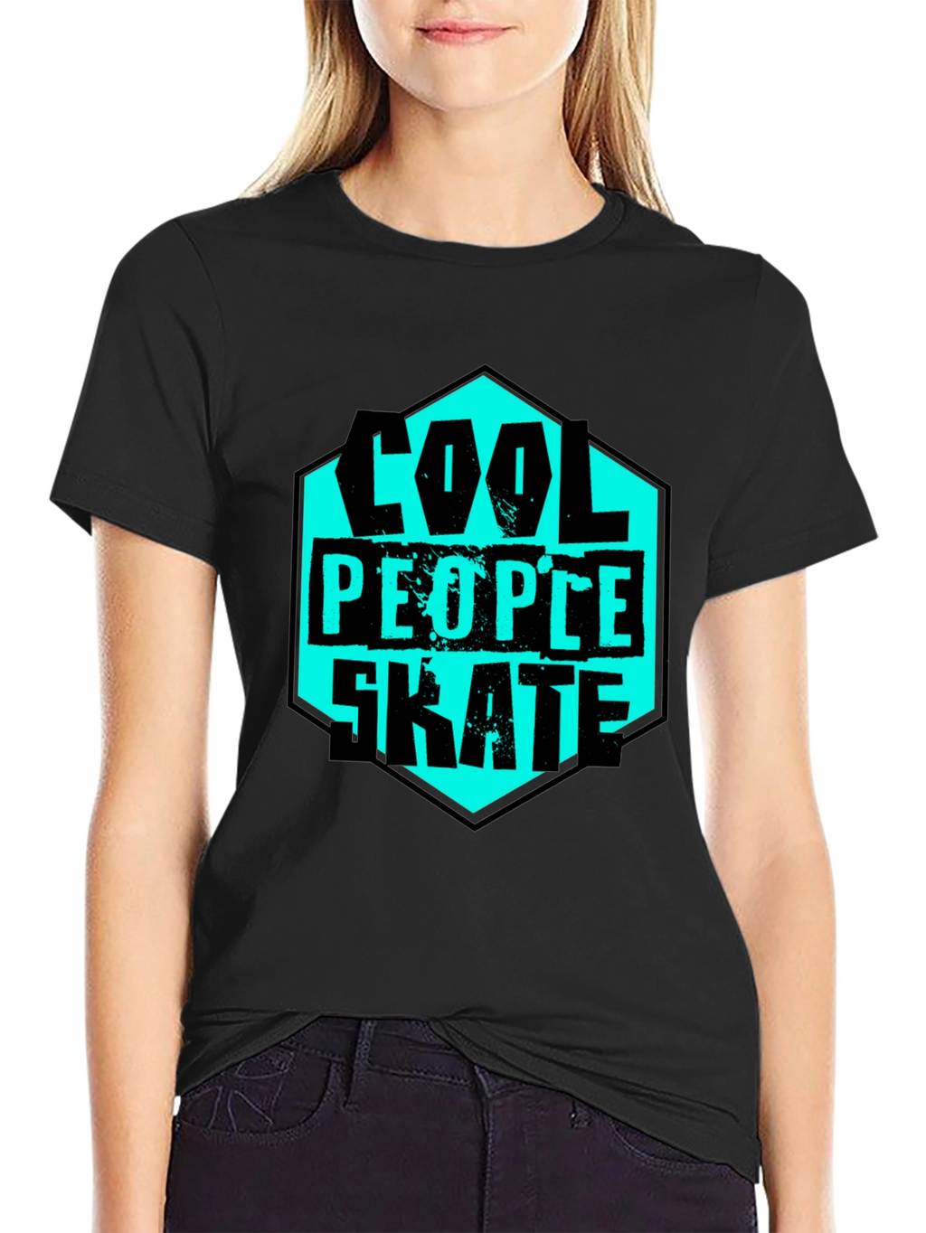 Cool People Skate T-Shirt - Graphic Tee