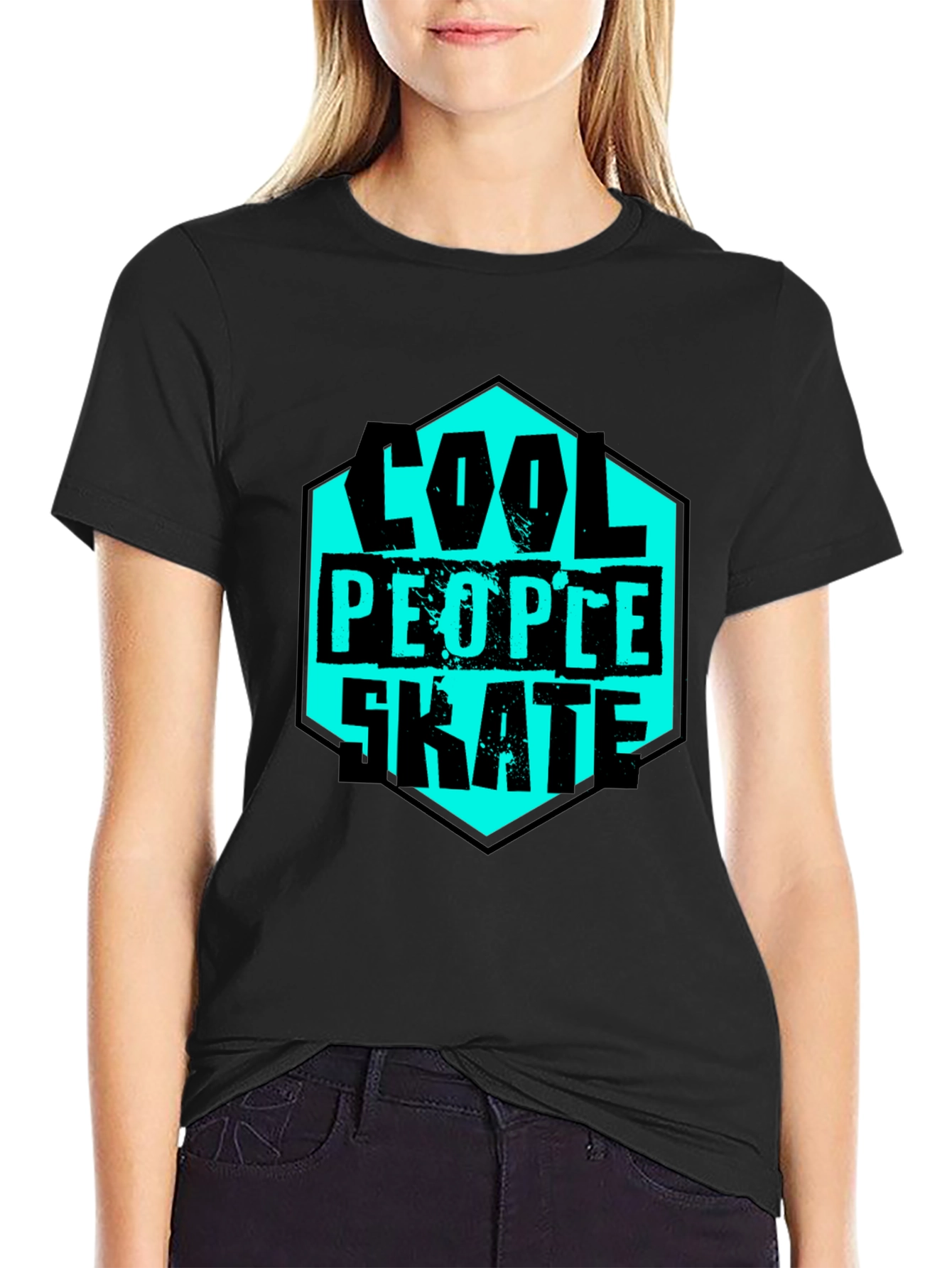 Cool People Skate T-Shirt - Graphic Tee