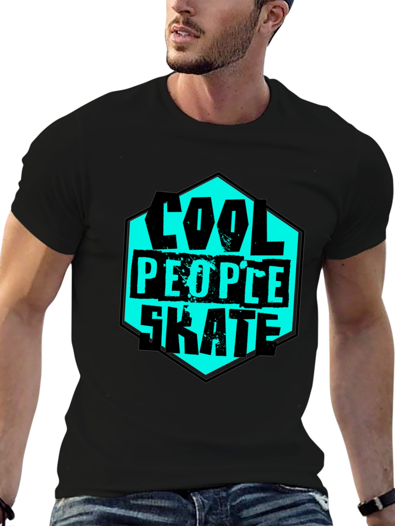 Cool People Skate T-Shirt - Graphic Tee