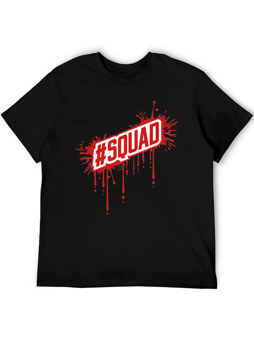 Squad Tee - Black Graphic T-Shirt
