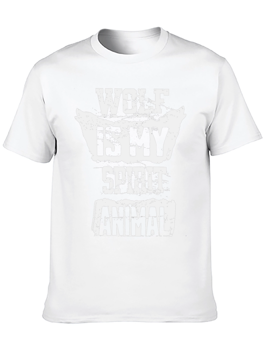 Wolf Is My Spirit Animal T-Shirt - Black