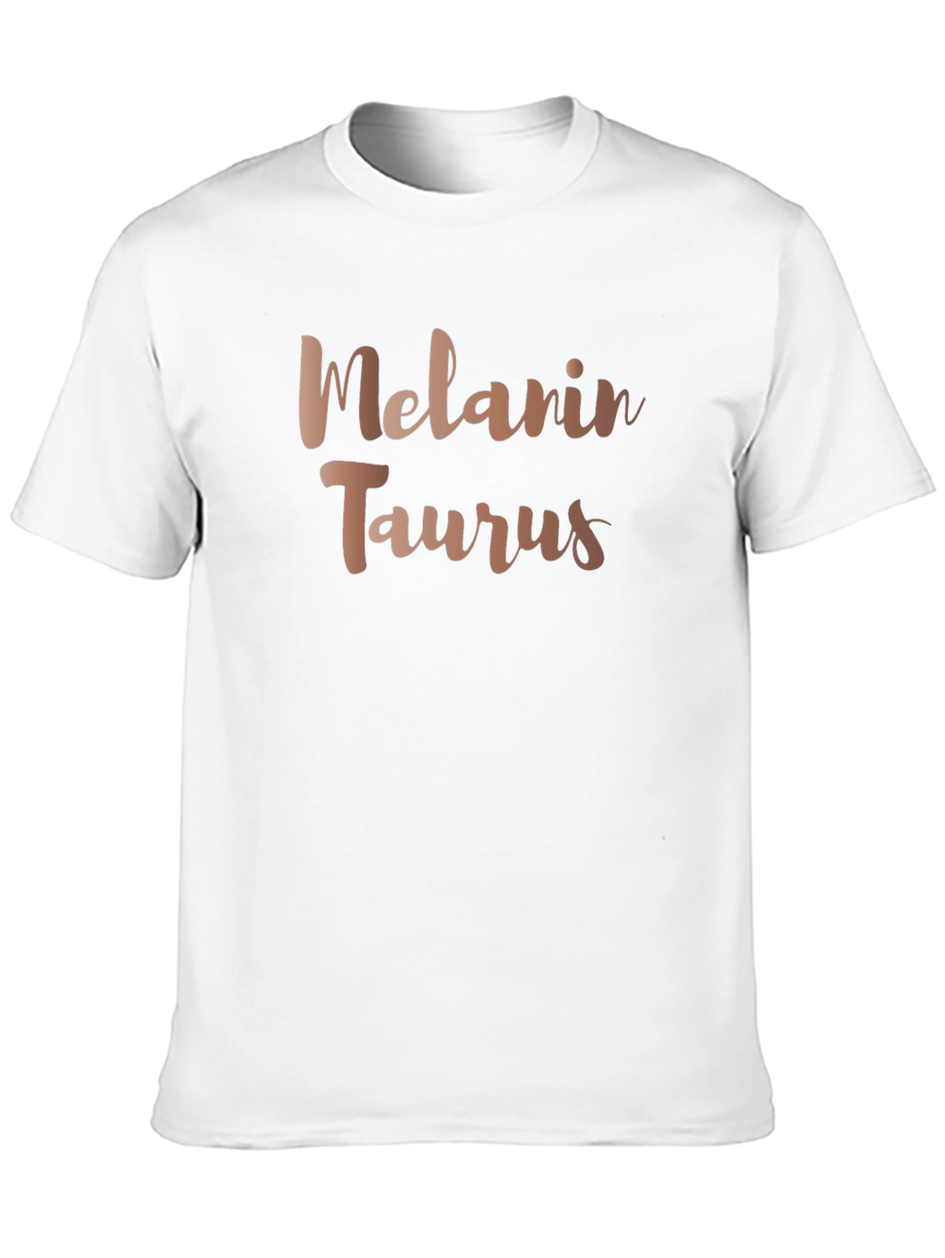 Melanin Taurus Graphic Tee - Zodiac Sign Shirt