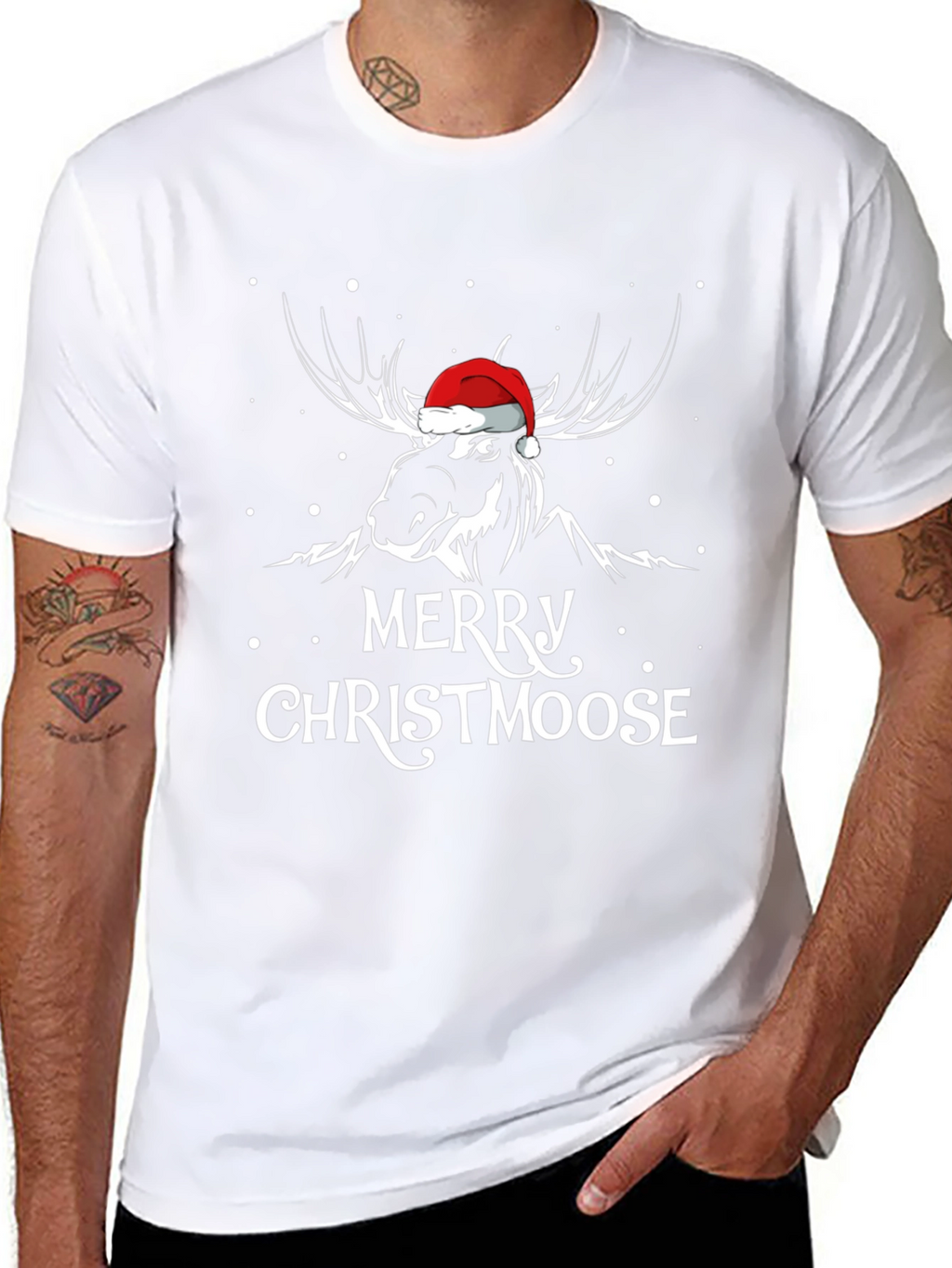Merry Christmoose Graphic Tee