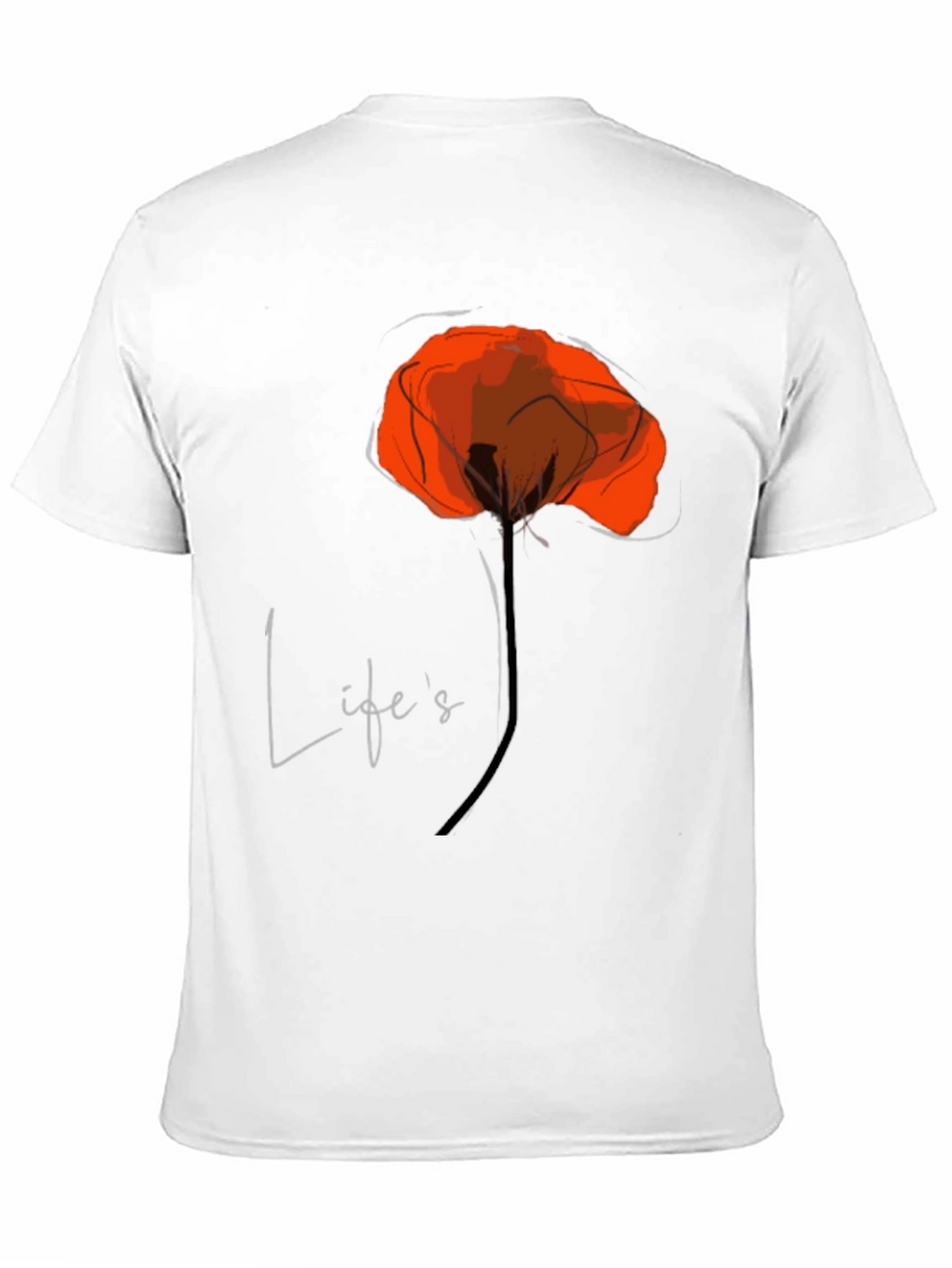 Lifes a Poppy T-Shirt - Stylish Graphic Tee