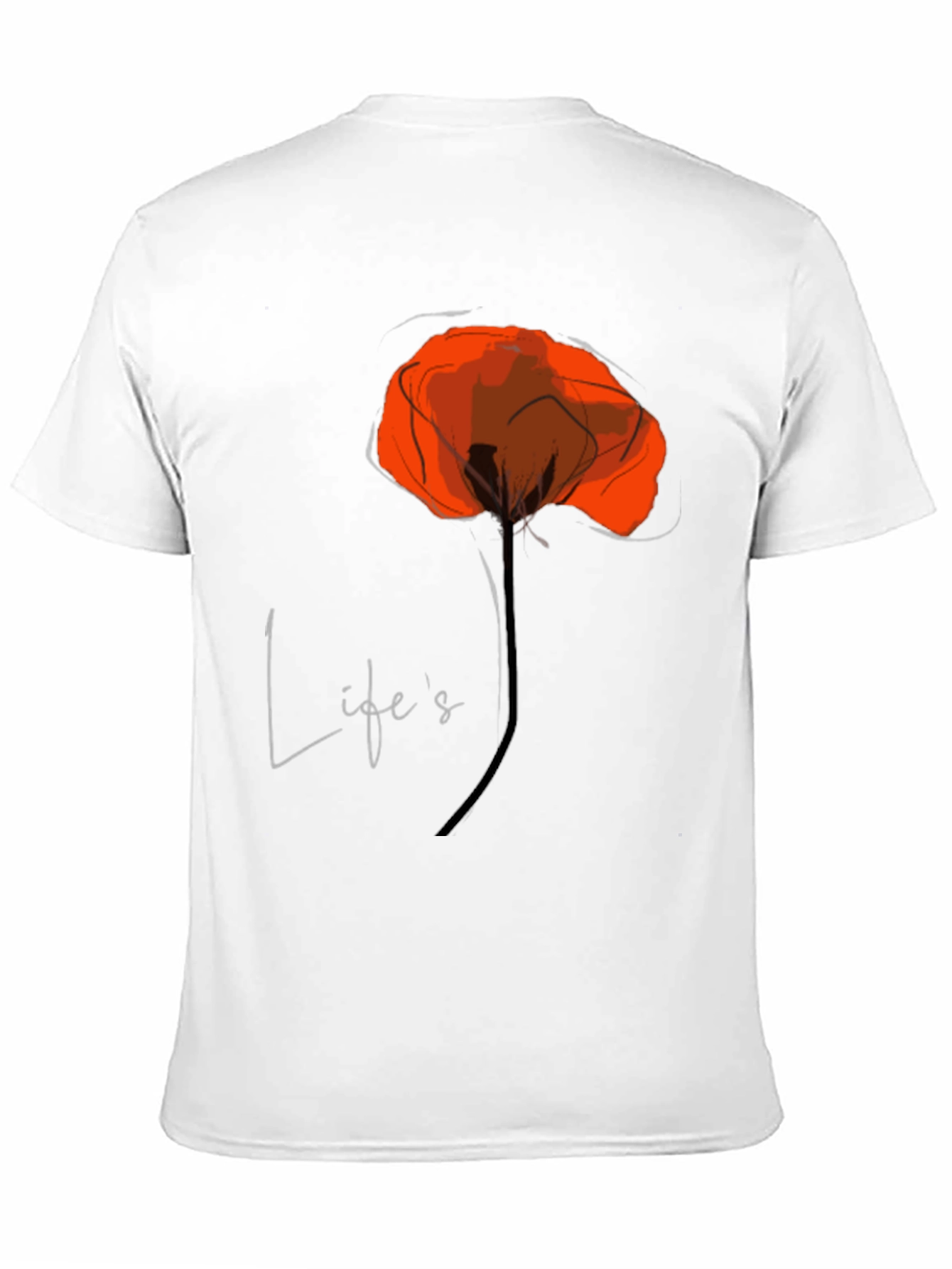 Lifes a Poppy T-Shirt - Stylish Graphic Tee