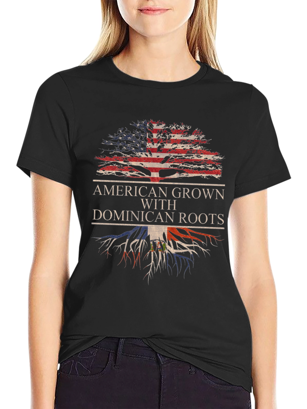 American Grown Dominican Roots T-Shirt