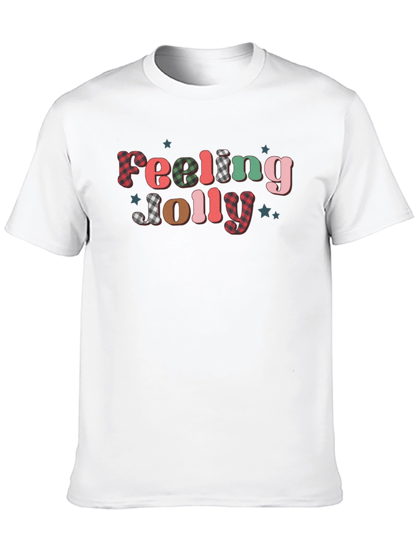 Feeling Jolly Graphic Tee - Festive Holiday Shirt