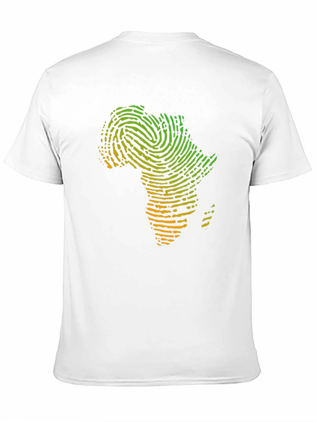 Africa Fingerprint T-Shirt - Black Graphic Tee