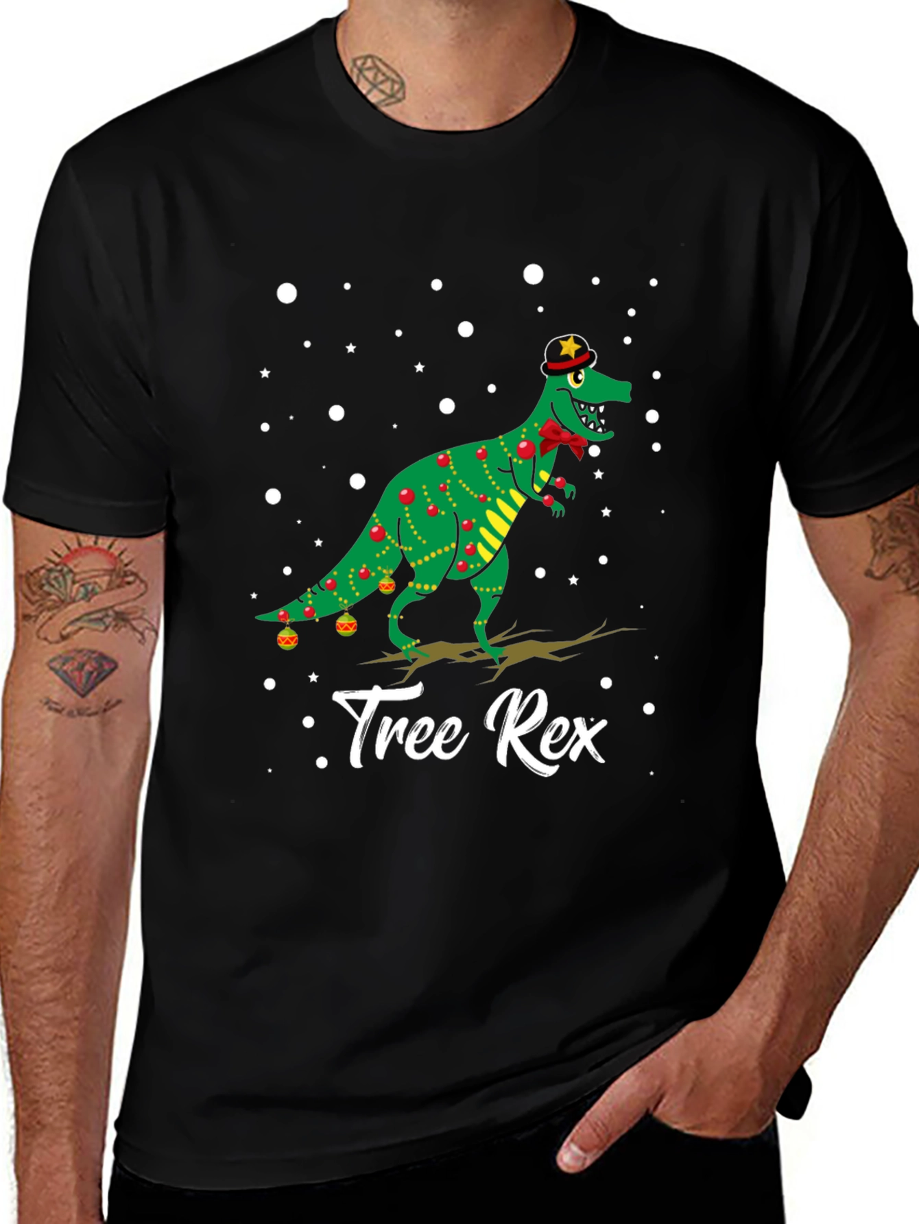 Festive Tree Rex T-Shirt