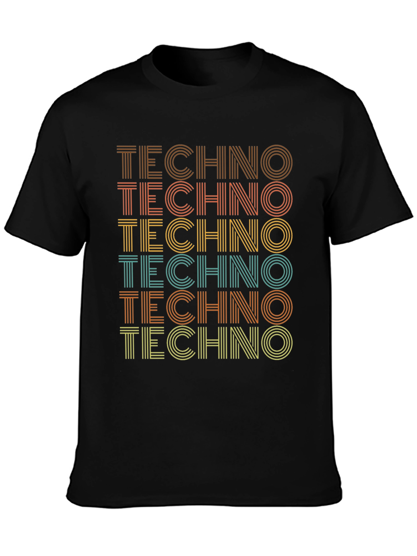 Retro Techno T-Shirt - Stylish Music Lover Tee