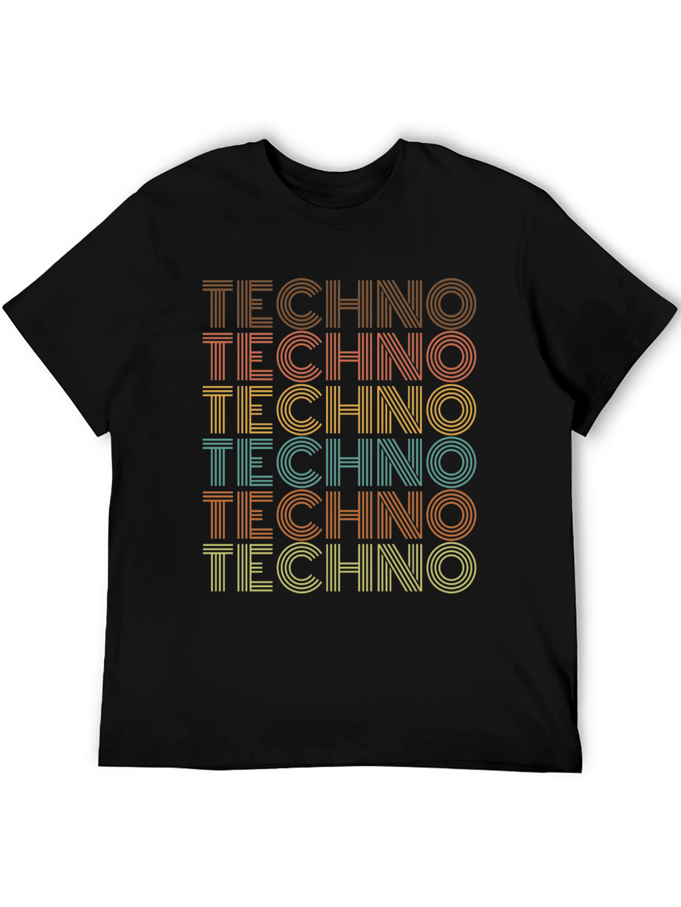Retro Techno T-Shirt - Stylish Music Lover Tee