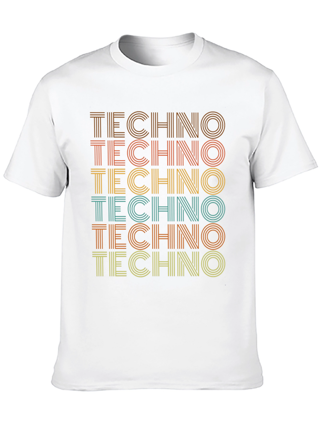 Retro Techno T-Shirt - Stylish Music Lover Tee