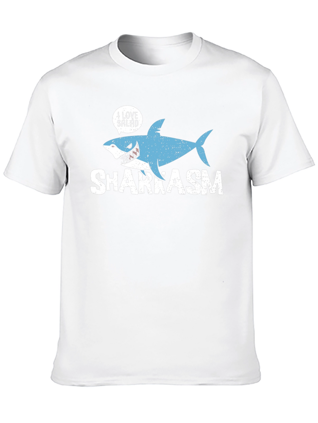 Sharkasm I Love Salad Graphic T-Shirt