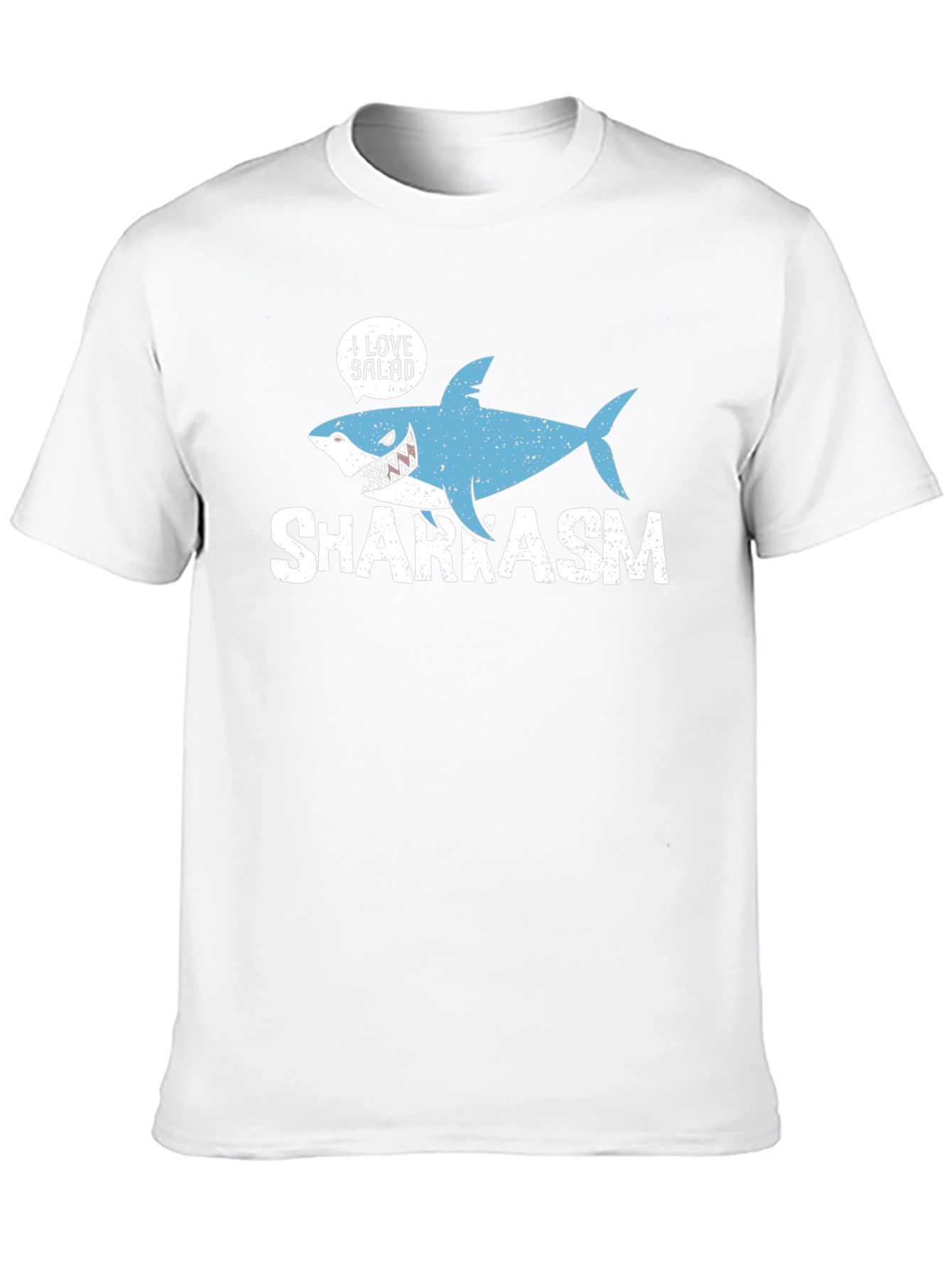 Sharkasm I Love Salad Graphic T-Shirt