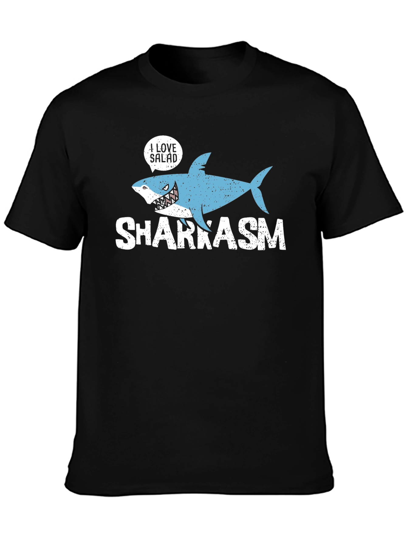 Sharkasm I Love Salad Graphic T-Shirt