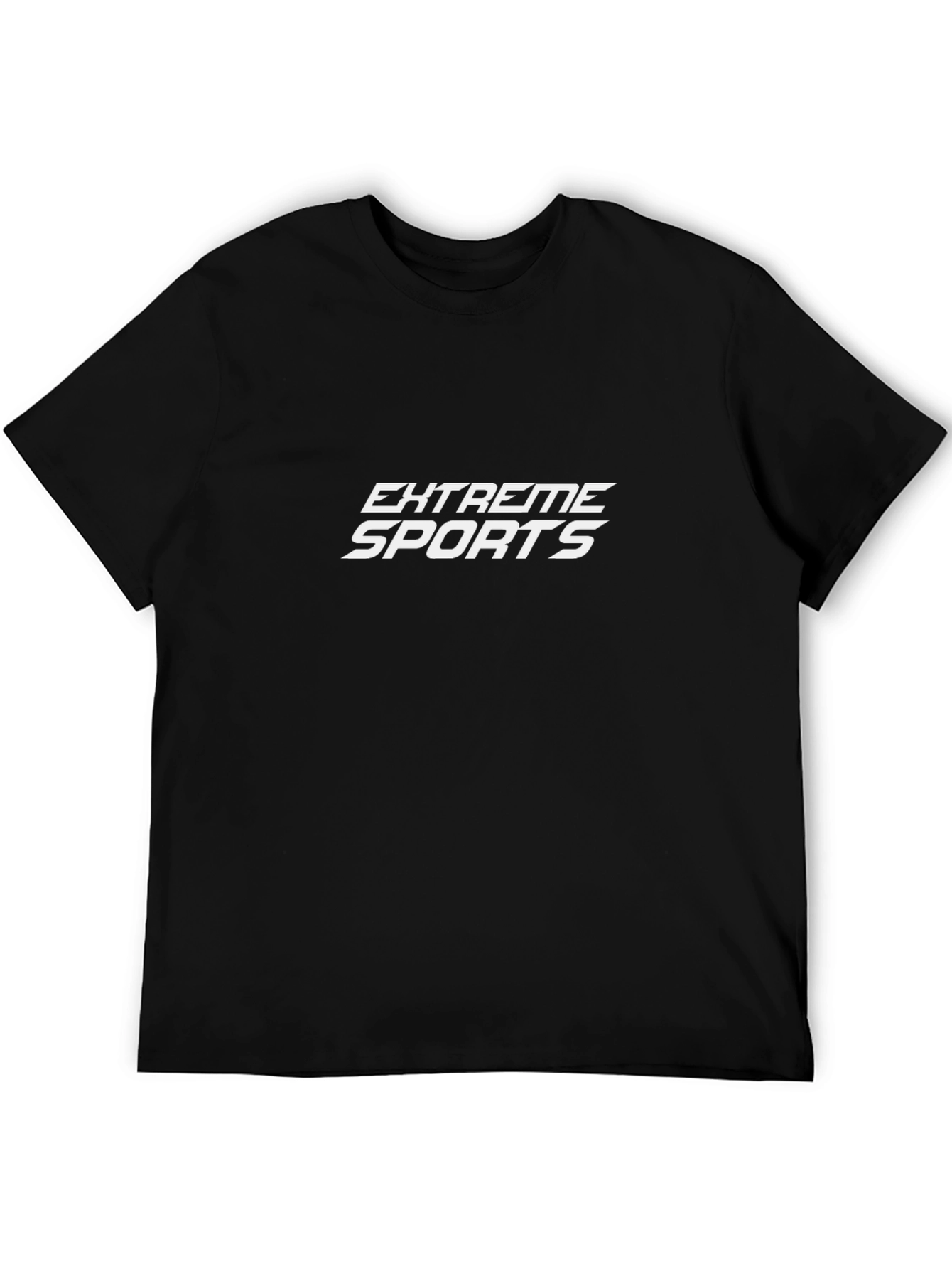 Extreme Sports Black T-Shirt - Athletic Style