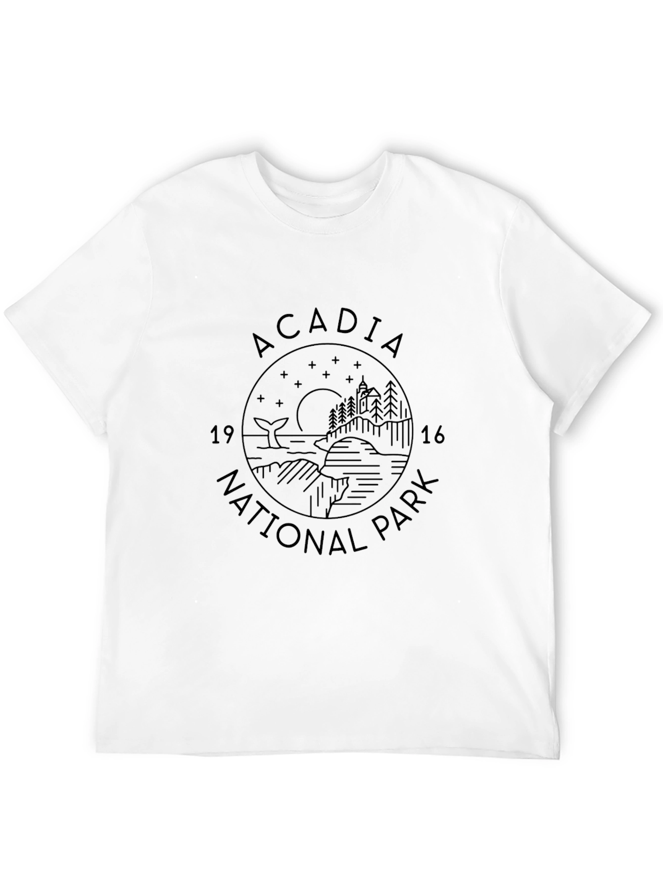 Acadia National Park Graphic Tee - Black
