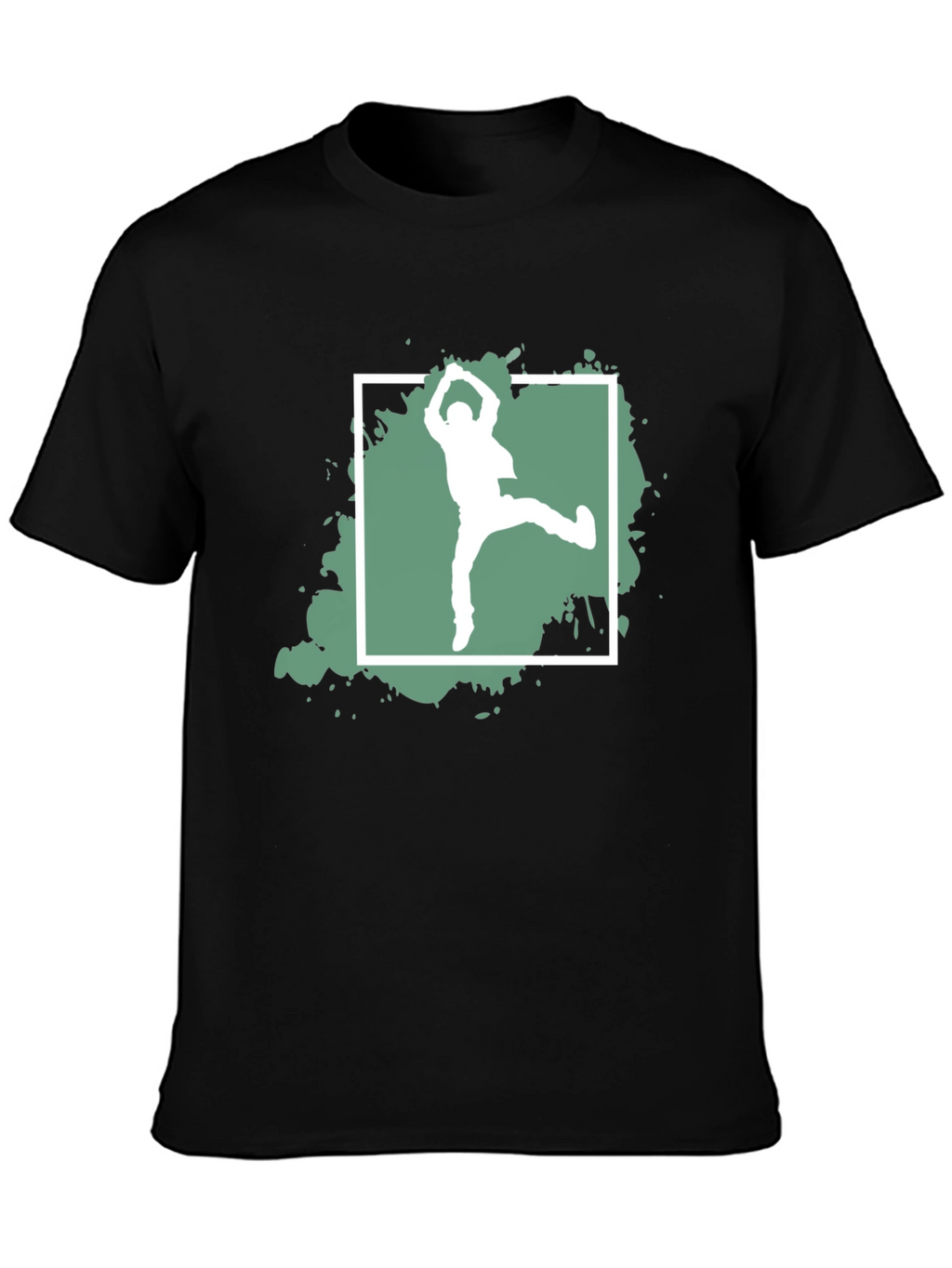 Dance Silhouette Graphic Tee - Black