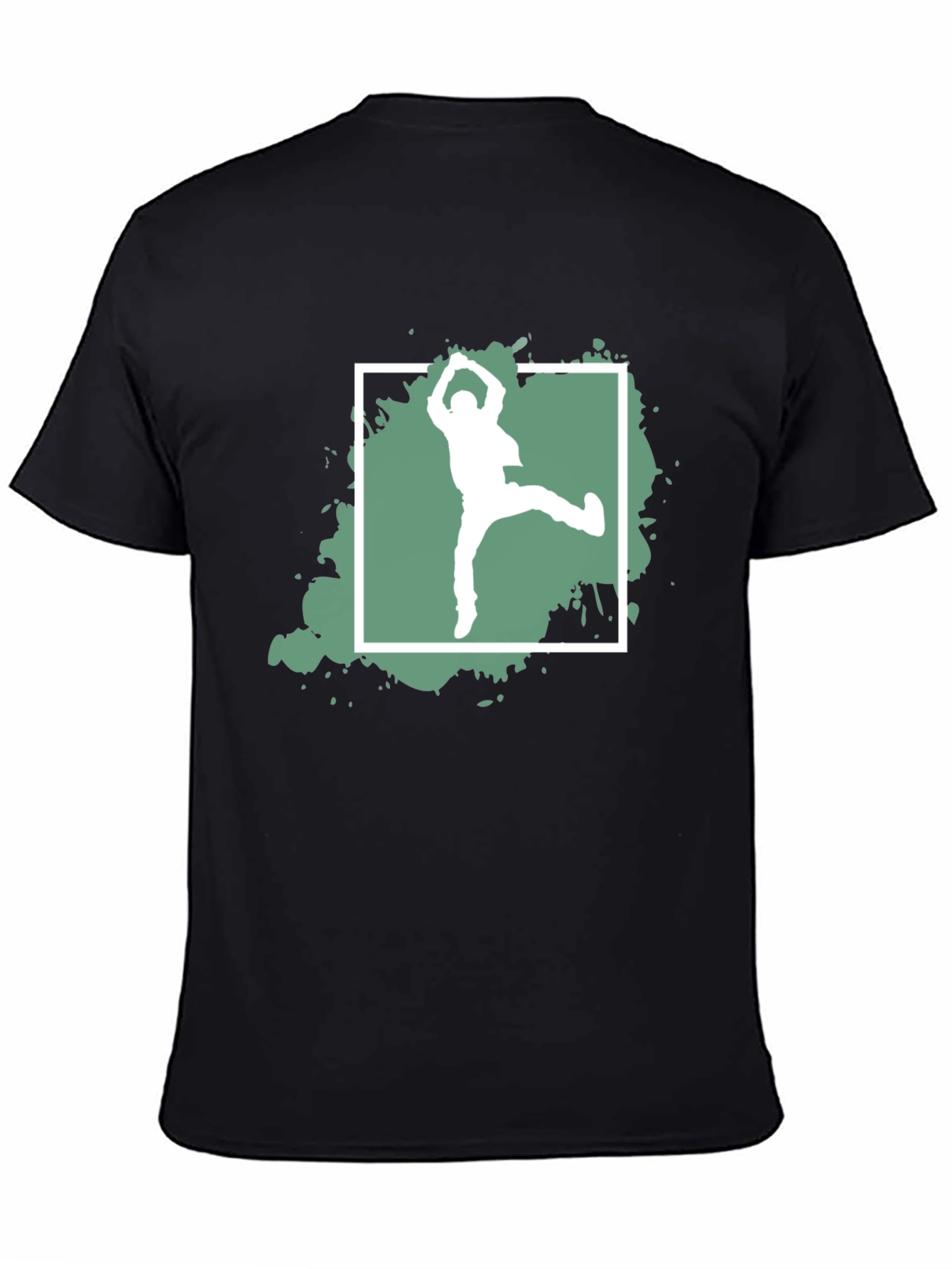 Dance Silhouette Graphic Tee - Black