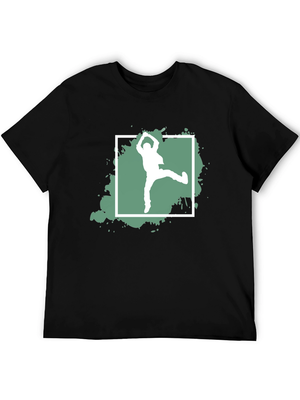 Dance Silhouette Graphic Tee - Black