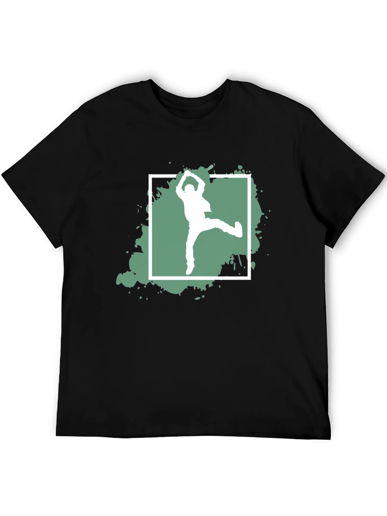 Dance Silhouette Graphic Tee - Black