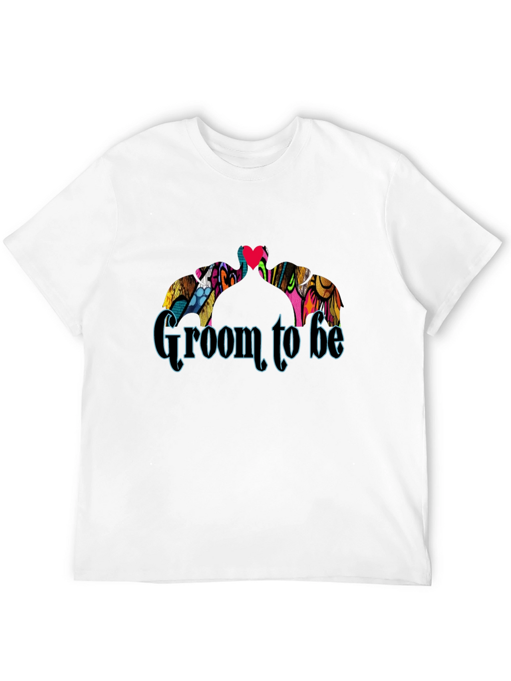 Groom To Be Black Crew Neck Graphic T-Shirt