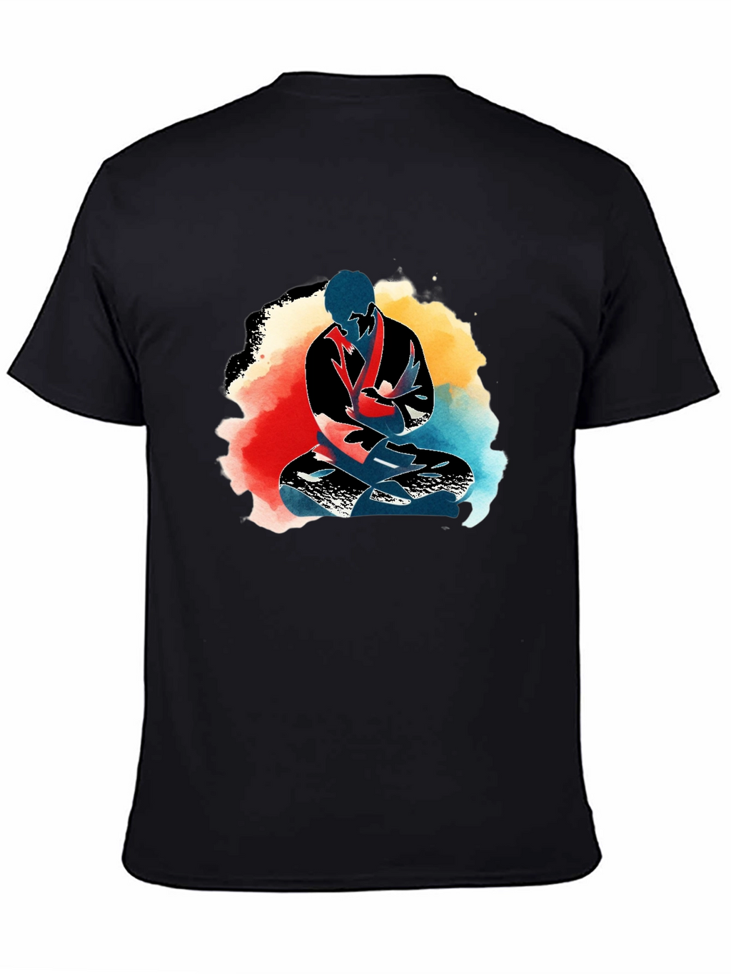 Zen Warrior Tee: Meditative Martial Arts Design