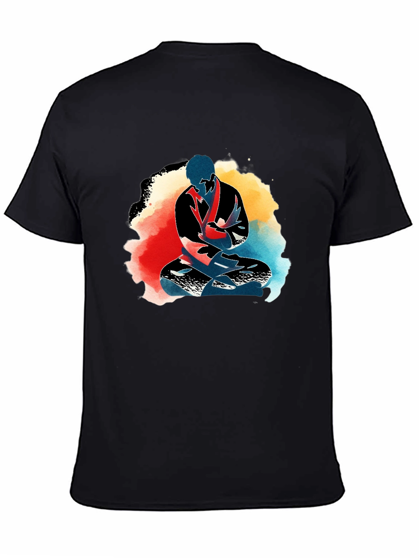 Zen Warrior Tee: Meditative Martial Arts Design
